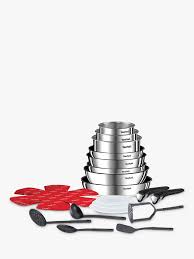 Tefal Ingenio Emotion Stainless Steel Frying And Saucepan Set 19 Piece In 2020 Tefal Stainless Steel Simple Storage