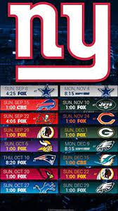 New York Giants 2019 Mobile City Nfl Schedule Wallpaper New York Giants Nfl Football Schedule Minnesota Vikings Wallpaper
