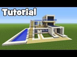 Minecraft Tutorial How To Make A Big Modern House Youtube Minecraft House Tutorials Minecraft Modern Minecraft Tutorial