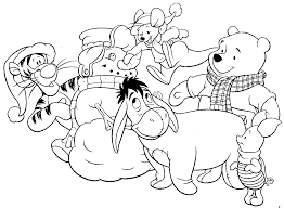 Free printable winnie the pooh coloring pages to share with your kids. Winnie The Pooh Coloring Pages Cartoons Pooh Disney Christmas Printable 2020 7002 Coloring4free Coloring4free Com
