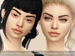 Sims 4 hq mod download afsi. Face Overlay Nb01 From Msq Sims Sims 4 Downloads