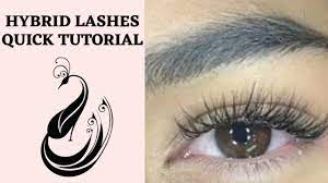 Hybrid sets can be any ratio your stylist chooses, however most will begin with 50% classic, 50% volume. How To Do Hybrid Eyelash Extensions Eyelash Extensions 101 Youtube