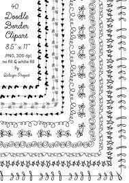 40 Fotogrammi Disegnati A Mano Doodle Bordi Cornici Digitali Clipart Insegnante Clip Arte Uso Commerciale Immediata Scaricare Bullet Journaling Idee Per Diario Scrittura A Mano