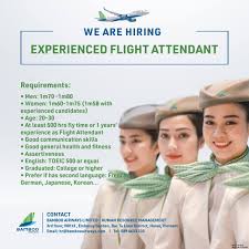 If you want to become a flight attendant, your training will come after an airline hires you. Bamboo Airways Experienced Flight Attendant Better Aviation