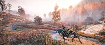Костюм следопыта шторма и мощный лук племени карха. Horizon Zero Dawn Review This Is How It Runs On Pc Laptop Mag