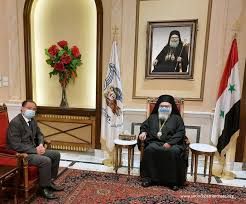 Embassy's chargé d'affaires kieth gilges is ending his tour in belize. Meeting Of The Patriarch Of Antioch With The Charge D Affaires Of Cyprus To Syria Orthodox Times