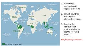 Find out all about tropical rainforests, where they are located, and the animals & plants that live in them. Tropical Rainforest Characteristics Teaching Resources