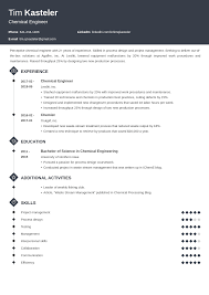 Chemical Engineer Resume Example Template Diamond Engineering Resume Job Resume Examples Resume Examples