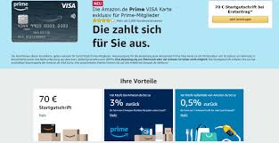 Neue Amazon Visa Kreditkarte 70 Bonus Beitragsfrei Fur Prime Mitglieder