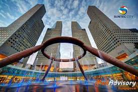 Anchored By A World Class Convention Centre And Stretching A Kilometre Across Five Prestigious Office Towers Suntec City Shopping Malls Singapore Travel City