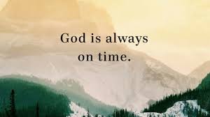 God never promised us that our life on earth would be easy, but he did say that there is a time and so don't rely on yourself, rely on god! God Is Always On Time Pastor Rick S Daily Hope