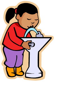 Clipart Water Fountain Clip Art Girl Reading Teaching Kindergarten Read Aloud