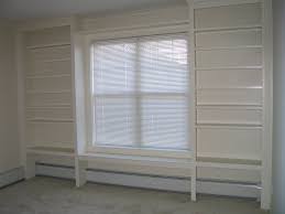 Built Ins Working Above Baseboard Heaters Bookshelves Built In Baseboard Heater Built In Bookcase