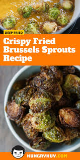Crispy Fried Brussels Sprouts Recipe Hungry Huy Recipe In 2020 Brussels Sprouts Recipe Brussel Sprouts Fried Brussel Sprouts