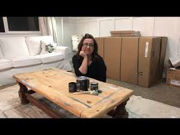 How To Give An 80 S Coffee Table A Farmhouse Style Youtube Farmhouse Diy Diy Farmhouse Bedroom Farmhouse Bench Diy