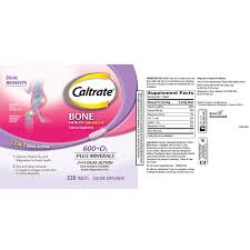 Calcium +vitamin d3 tablets helps in supplementing the daily requirement of calcium in our p.s: Caltrate 600 D3 Plus Minerals Calcium Vitamin D3 Supplement Tablet 600mg 320 Ct Jarasim