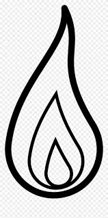 Black and white fire clipart. Transparent Fire Clipart Black And White Novocom Top