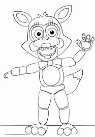 Official five nights at freddy's coloring book: Top 10 Five Nights At Freddy S Coloring Pages Funtime Foxy
