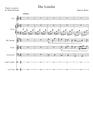 1) click the download button. Die Lorelei Sheet Music For Piano Violin Clarinet Mixed Trio Download And Print In Pdf Or Midi Free Sheet Music With Lyrics Musescore Com