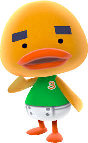 Joey Is A Duck Villager In The Animal Crossing Series With A Lazy Personality His Animal Crossing Amiibo Cards Animal Crossing Game Animal Crossing Characters