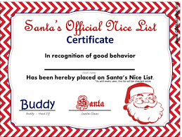 This free pet adoption certificate sample has the name of the adopter, name of the pet, date, and signature. Free Printable Nice List Certificate Template Santa Nice List Etsy Find Download Free Graphic Resources For Certificate Bettie Pedrick