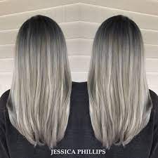 Winter Ashy Silver Blonde Platinum Blonde Balayage Blonde Balayage Blonde Platinum