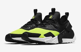 Black And Yellow Nike Huaraches Official Images Nike Air Huarache Drift Black Volt