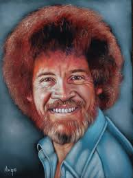 Bob Ross, "The Joy of Painting", size 18x24, oil