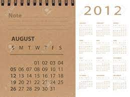 Maybe you would like to learn more about one of these? August Of 2012 Calendar Stock Photo Picture And Royalty Free Image Image 10815246