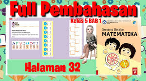Kunci jawaban matematika kelas 4 hal 32. Jawaban Matematika Halaman 32 Ii Senang Belajar Matematika Kelas 5 Sd Ii Pembagian Pecahan Youtube