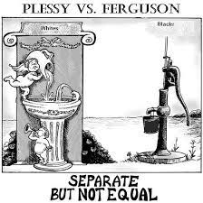 Basically, that separate but equal racial segregation was constitutional. The Supreme Court Case Plessy Vs Ferguson Stated That Being Separate But Equal Was Okay Later Th American History Resources History Memes Plessy V Ferguson