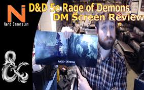 Raw, you rage as a bonus action on your turn. D D 5e Rage Of Demons Dm Screen Review Nerd Immersion