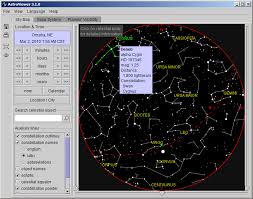 Manual Interactive Night Sky Map Astroviewer