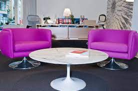 He created what's lovingly known as the tulip table in an effort to simplify what he saw as a jumble of table and dining chair. Saarinen Tulip Coffee Table Round Couch Potato Company