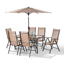 Garden Hut Santorini New Model Garden And Patio Set Beige 8 Piece Amazon Co Uk Garden Ou Garden Table And Chairs Patio Furniture Sets Garden Patio Sets
