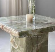 Mesa de centro de mármol ónix verde claro OEM ODM, muebles ...