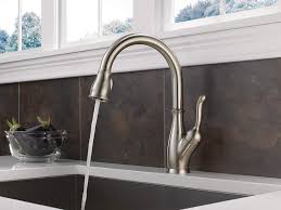 Delta® magnatite® docking uses a powerful integrated magnet to pull your faucet spray wand precisely into place and hold it there so it stays docked when not in use. Delta Leland Kitchen Faucet Review