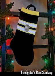 Check out our firefighter christmas stocking selection for the very best in unique or custom, handmade pieces from our shops. Ravelry Firefighters Boot Stocking Pattern By Aunt Janet S Designs
