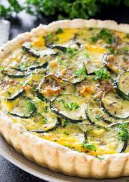 Cheesy Zucchini Quiche Recipe Yummly Recipe Recipes Quiche Recipes Cheesy Zucchini