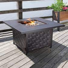 Warming trends warming trends plk10 pine log set. Paramount Eva Cast Aluminum Convertible Fire Pit Table The Home Depot Canada