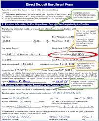 The deposit slip must be given to the teller along with the check for the deposit to be completed. Nys Dcss Direct Deposit