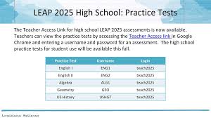 8th grade leap 2025 answer key : Assessment And Accountability Monthly Call Ppt Download