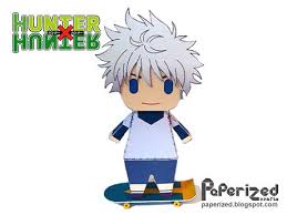 Hunter X Hunter Killua Papercraft Paper Toys Hunter X Hunter Paper Crafts