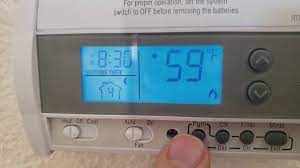 But how to change batteries in honeywell thermostat. Honeywell Thermostat Programming Rth2310b Youtube