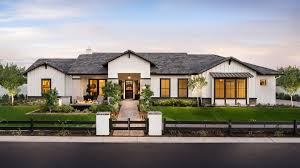 Gilbert Az New Construction Homes Toll Brothers At Whitewing Ranch House Exterior Modern Farmhouse Exterior Ranch Style Homes