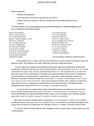 Subiectivitatea textului narativ se realizează prin intermediul pronumelui personal și al. Doina