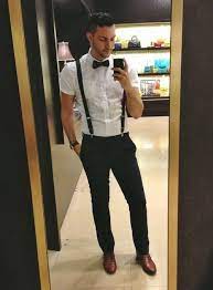 Top 30 Best Graduation Outfits For Guys Outfit Ideas Hq Mens Outfits Suspenders Outfit Homecoming Outfits