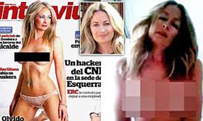 Olvido Hormigos: Former Spanish councillor who resigned after her home-made  porn movie was leaked online poses topless on front cover of magazine |  Daily Mail Online