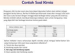 Kumpulan Materi Pelajaran Dan Contoh Soal 10 Contoh Soal Hots Kimia Smk