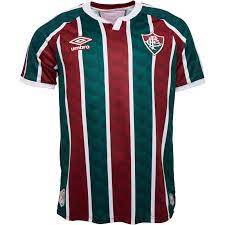 Canal oficial do fluminense football club Umbro Herren Fluminense Home Fussball Trikot Gestreift